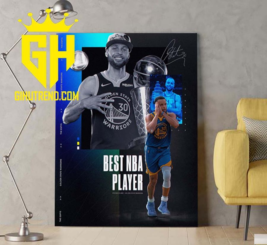 Honor Stephen Curry Best NBA Player 2022 ESPYS Poster Canvas