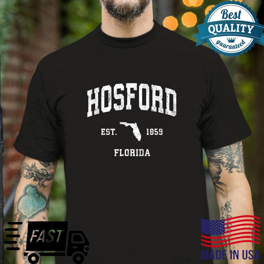 Hosford Florida FL Vintage Athletic Sports Design Shirt