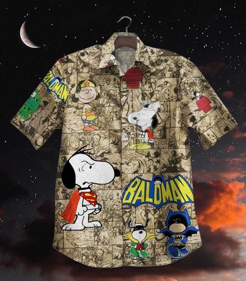 HOT DC comic hero Snoopy dog Hawaiian Shirt