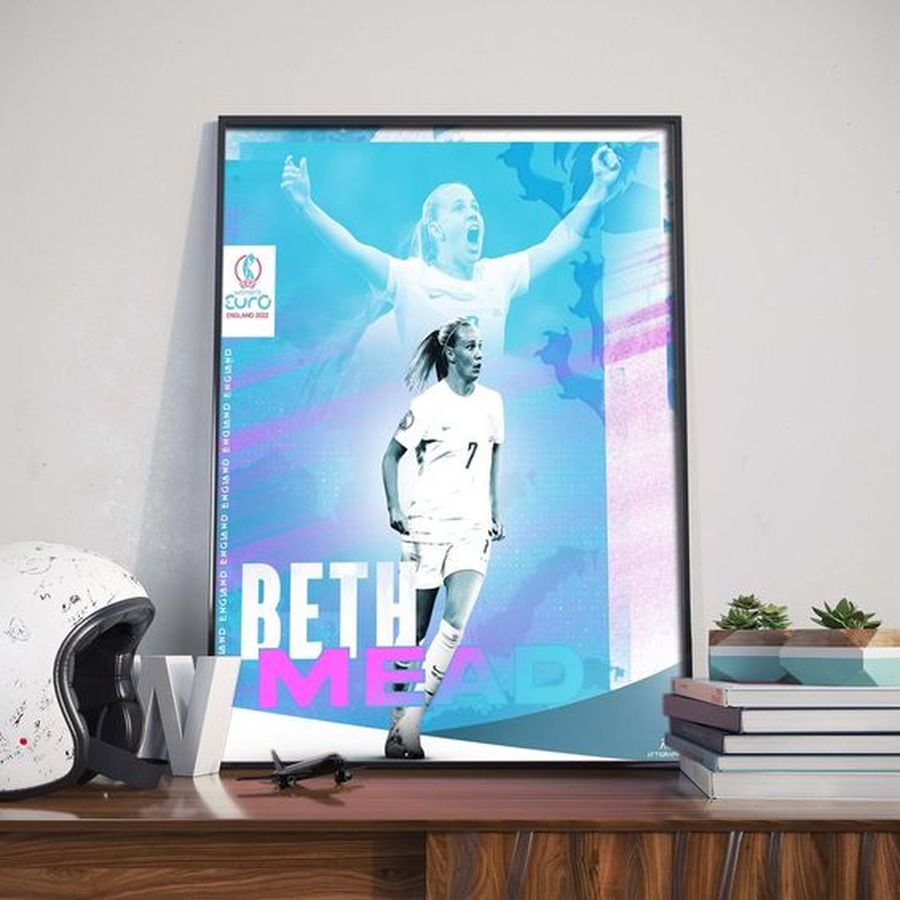 HOT NEW Beth Mead England For Golden Boot Lionesses are flying Poster Canvas For Fans