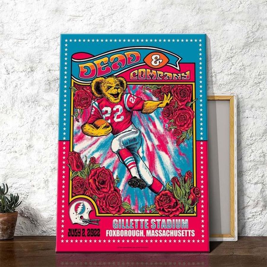 HOT NEW Dead and Company Gillette Stadium Foxborough Poster Canvas For Fans