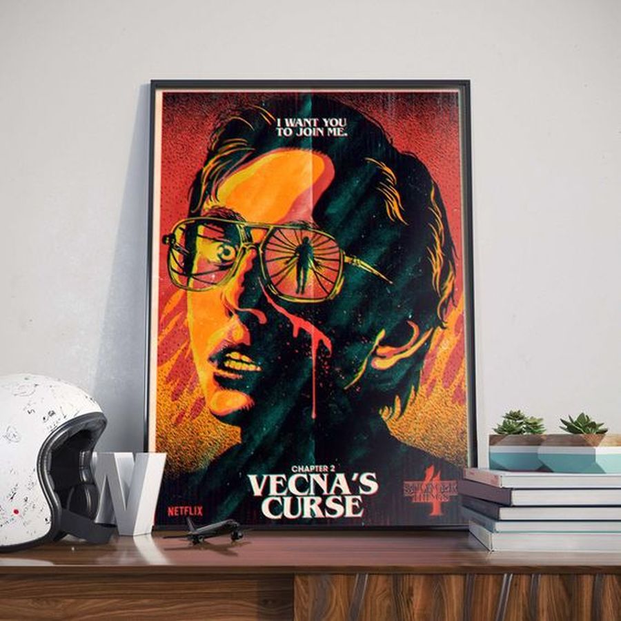 HOT NEW Stranger Things 4 Chapter 2 Vecnas Curse Poster Canvas For Fans
