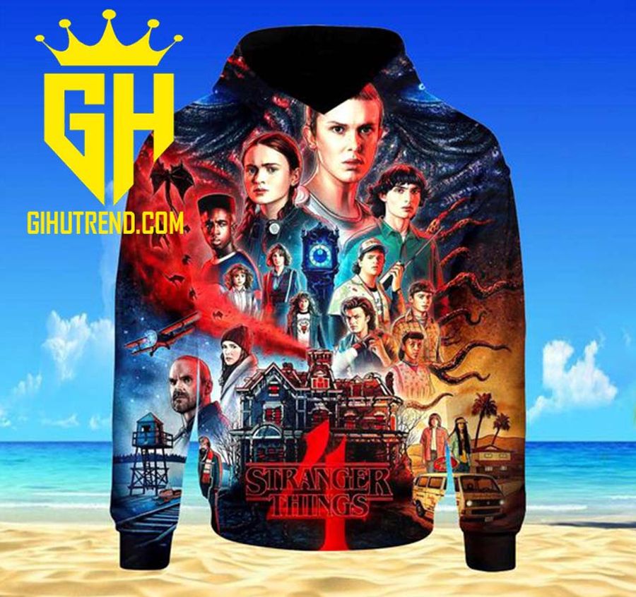 HOT NEW Stranger Things 4 Official Poster For Fans Hoodie 3D