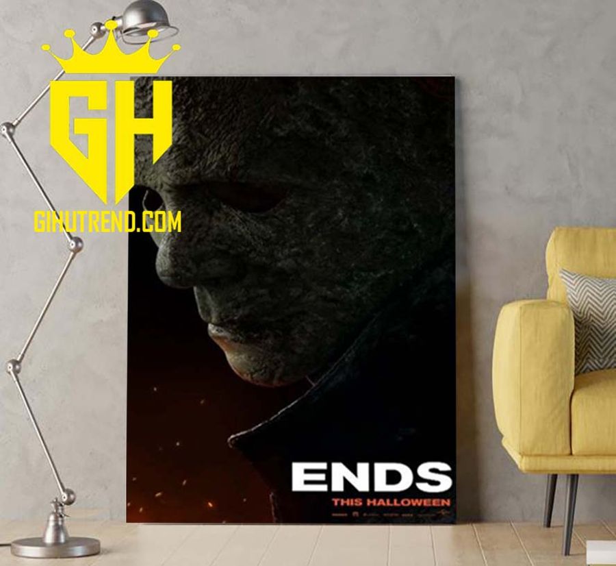 HOT NEW The First Poster For Halloween Ends Movie Poster Canvas