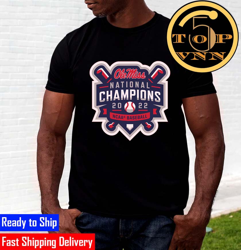 HOT Ole Miss National Champs Baseball Logo Unisex T-Shirt