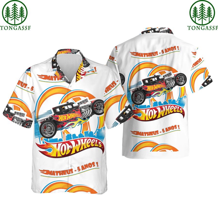 Hot Wheels Matheus 5 anos Hawaiian Shirt T shirt