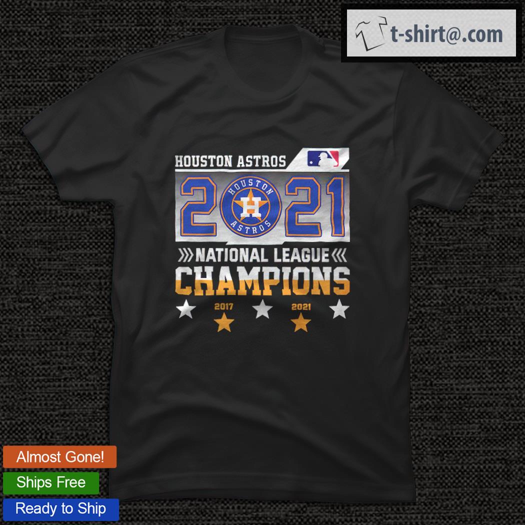 Houston Astros National League Champions 2017-2021 shirt
