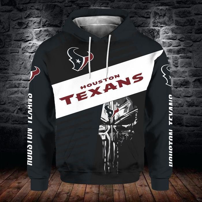 Houston Texans Hoodie 3D Pullover Sweater