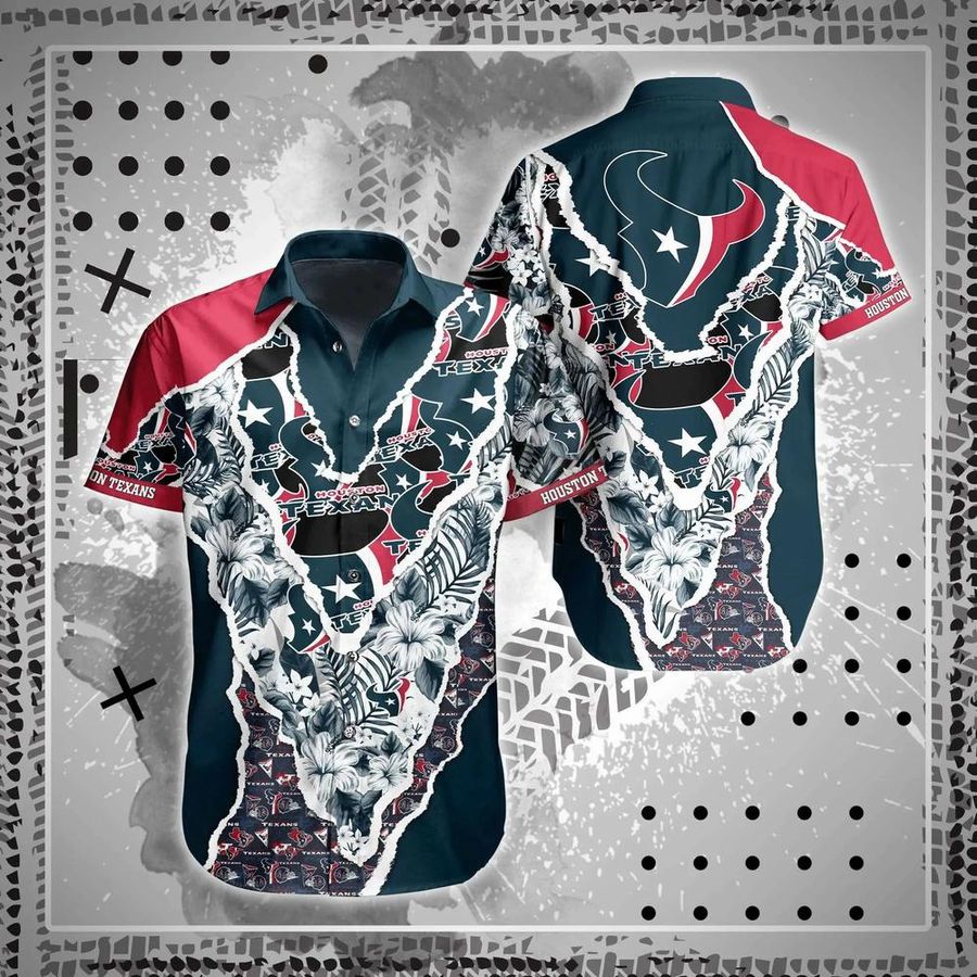 Houston Texans NFL Hawaii Shirt And Short Graphic Floral Pattern This Summer Meaningful Gifts For Fans