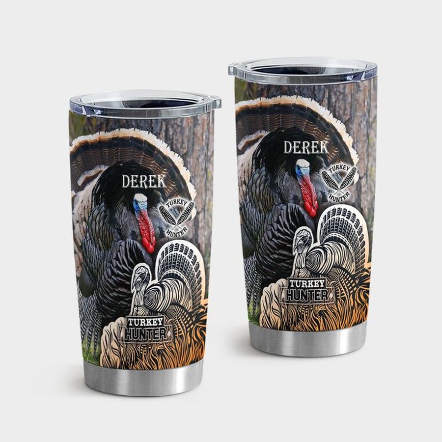 Hunting Tumbler With Lid, Turkey Hunting Tumbler Tumbler Cup 20oz , Tumbler Cup 30oz, Straight Tumbler 20oz