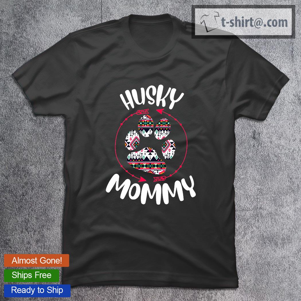 Husky Paw Arrow Dog Owner T-Shirt
