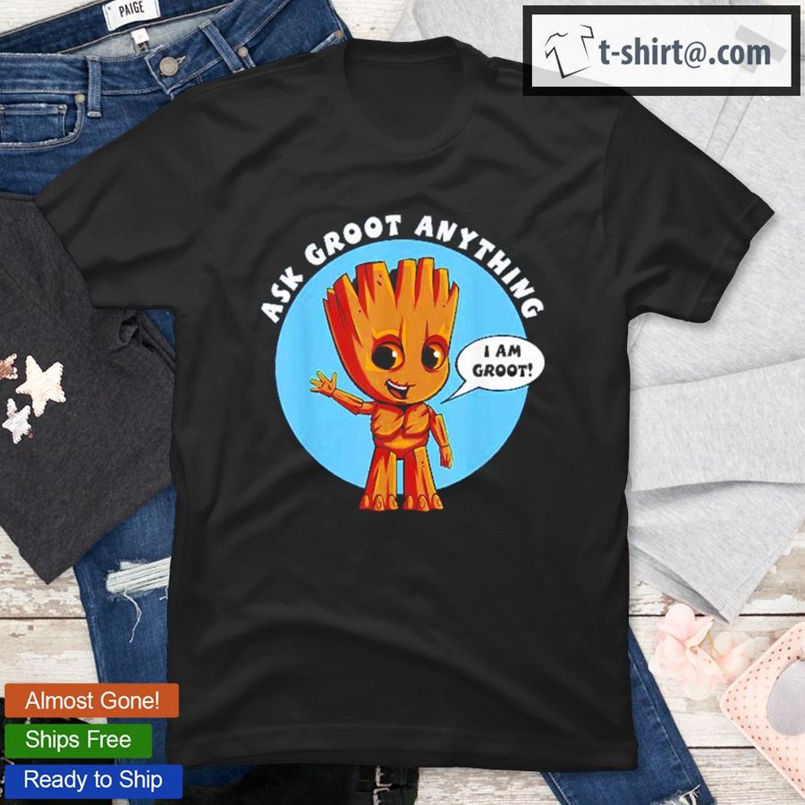 I Am Groot Ask Groot Anything T-Shirt