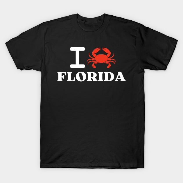 I Love Florida Crab Shellfish National Seafood Month T-shirt, Hoodie, SweatShirt, Long Sleeve