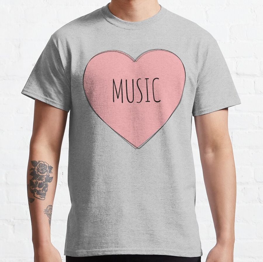 I Love Music Classic T-Shirt