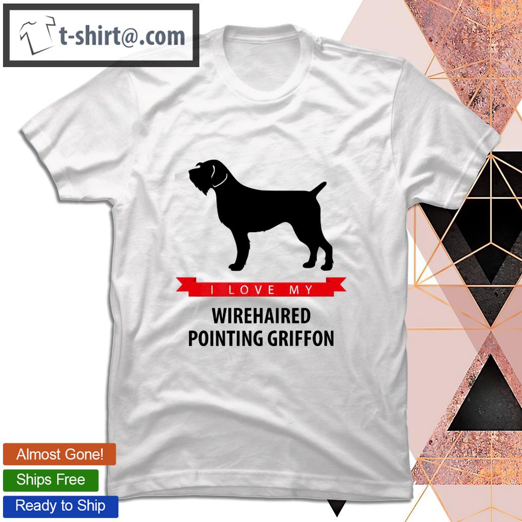 I Love My Wirehaired Pointing Griffon Premium T-shirt