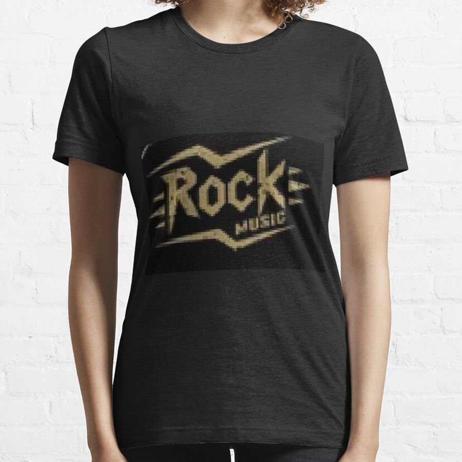 I Love Rock Music Rock Is Hot Music Gifts For Rock Fans Cap Essential T-Shirt