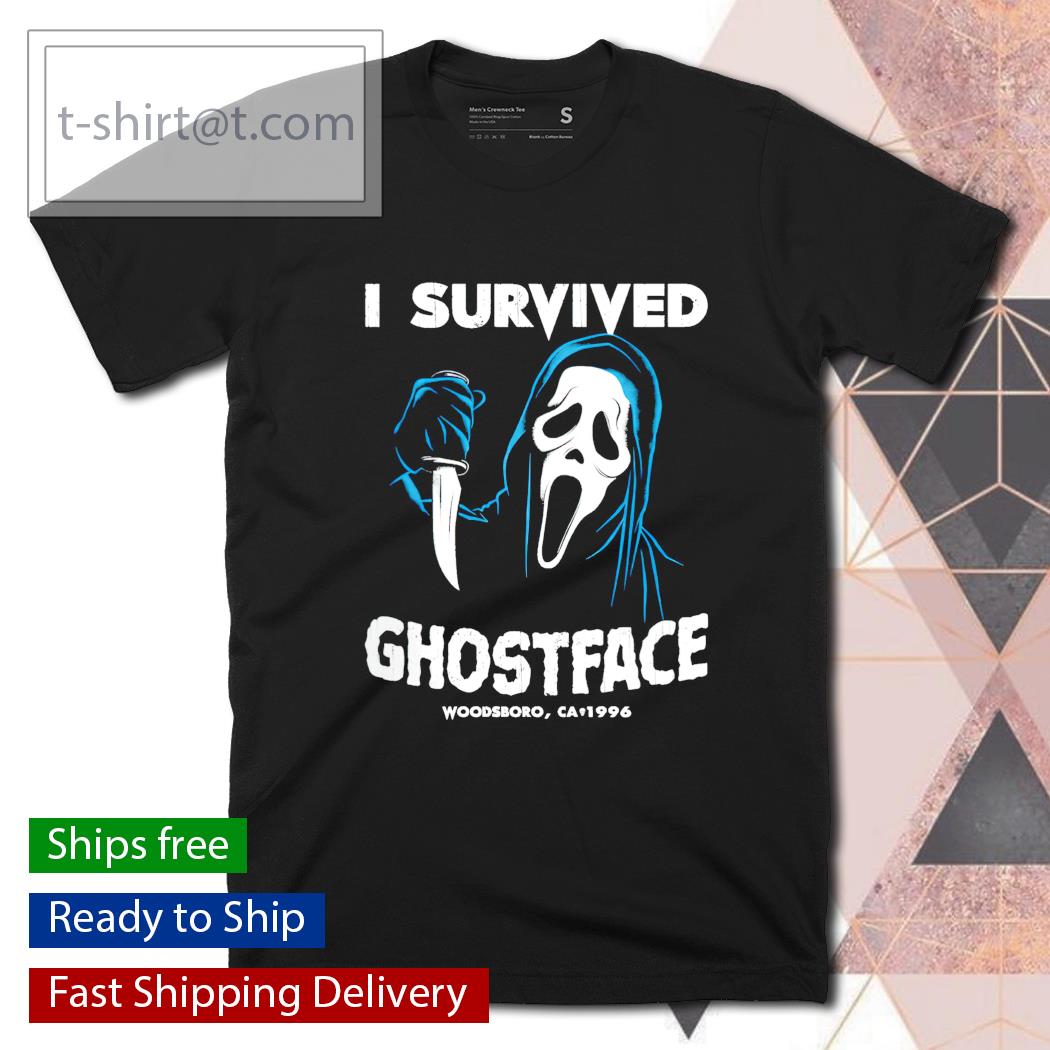I survived Ghostface Woodsboro 1996 shirt