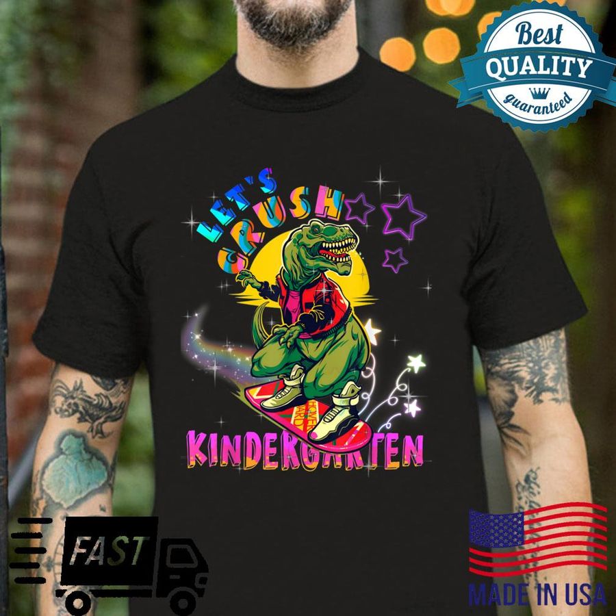 I’m Ready to Crush Kindergarten flying Dinosaur Shirt