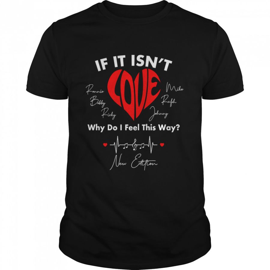 If It Isn’t Love New Edition Ronnie Bobby Ricky Mike Ralph Johnny shirt