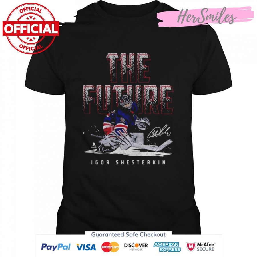 Igor Shesterkin New York R The Future Hockey Signatures 2022 TShirt