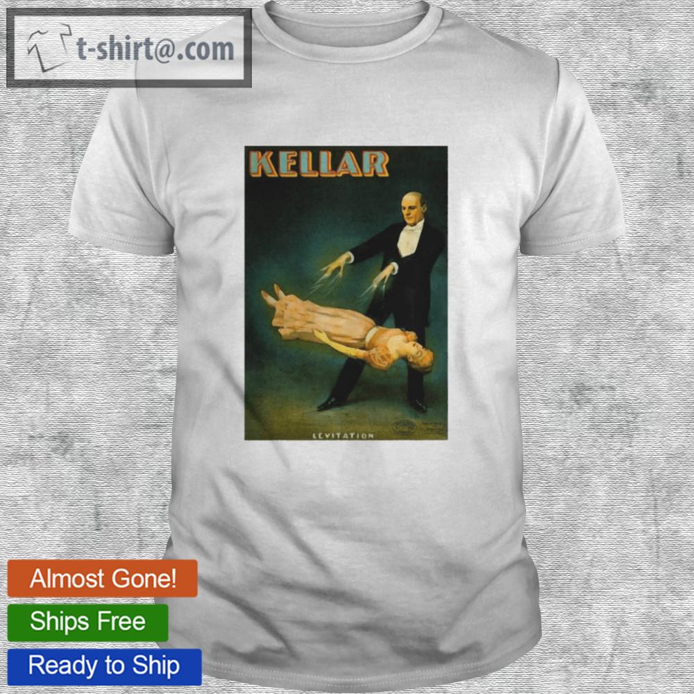 Illusionist harry kellar the great levitation magic trick shirt