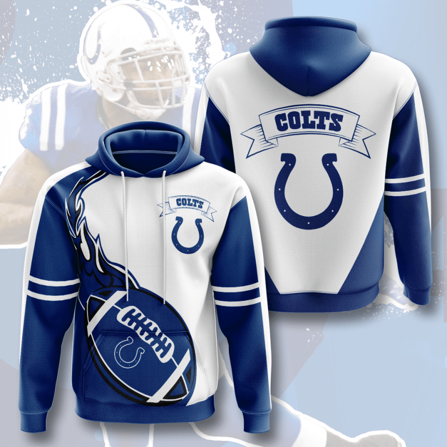 Indianapolis Colts Men And Women 3D Full Printing Hoodie Indianapolis Colts 3D Full Printing Shirt