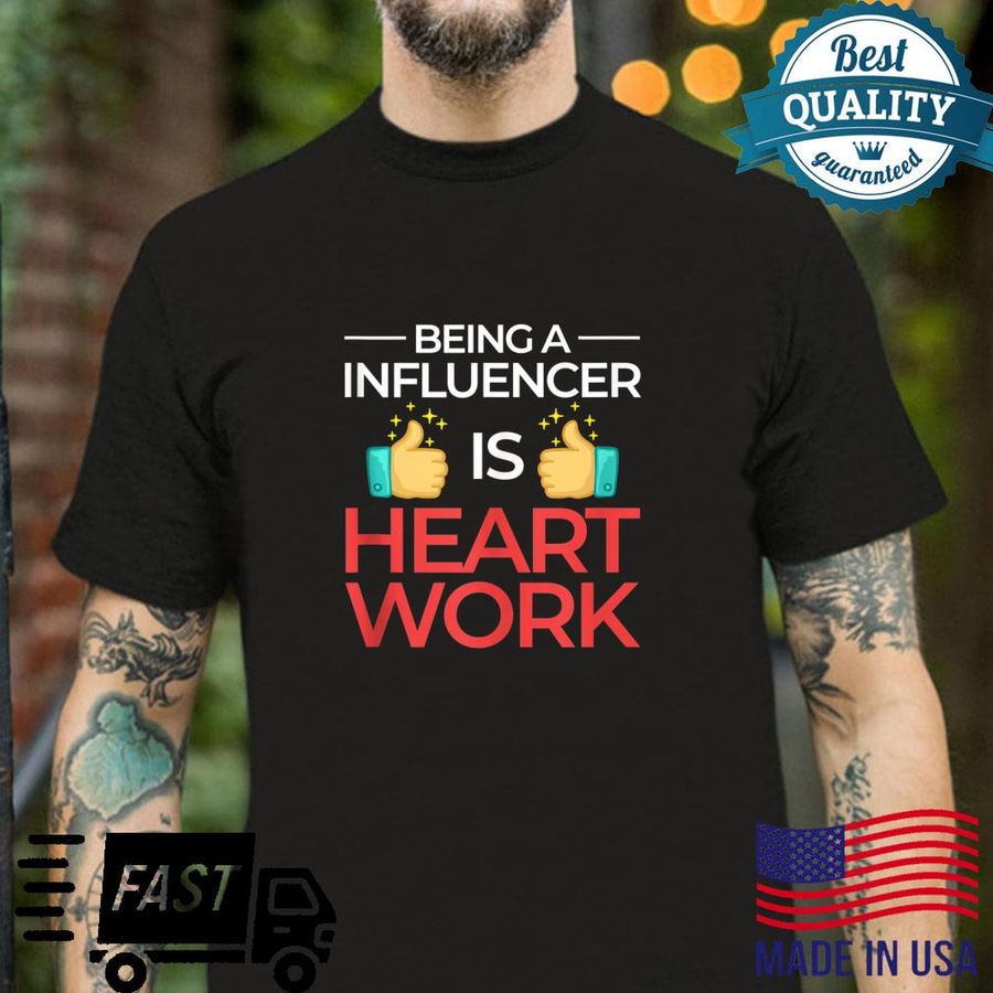 Influencer Content Creator Social Media Specialist Shirt
