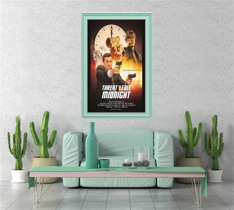 Interior Decor Poster Threat Level Midnight The Movie Art Poster Gift 30x20 18x12 inch