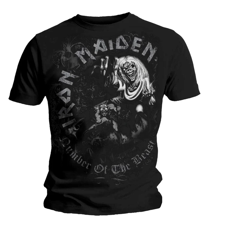 Iron Maiden Number of the Beast Mono Official T-Shirt