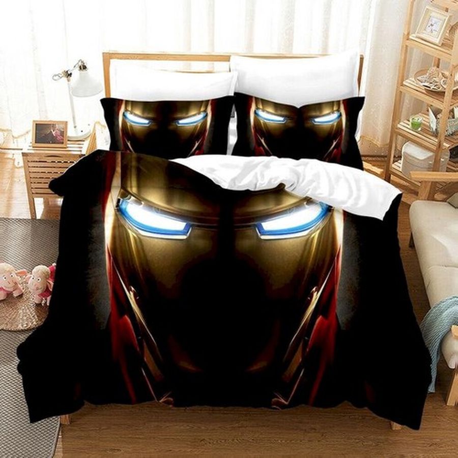 Iron Man 02 Bedding Sets Duvet Cover Bedroom, Quilt Bed