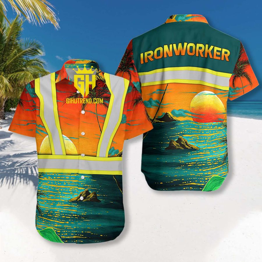 Ironworker safety Beautiful Cheap Hawaiian Shirt