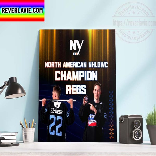 Isles Gaming Team Is North American NHLGWC Champion Regs Home Decor Poster Canvas