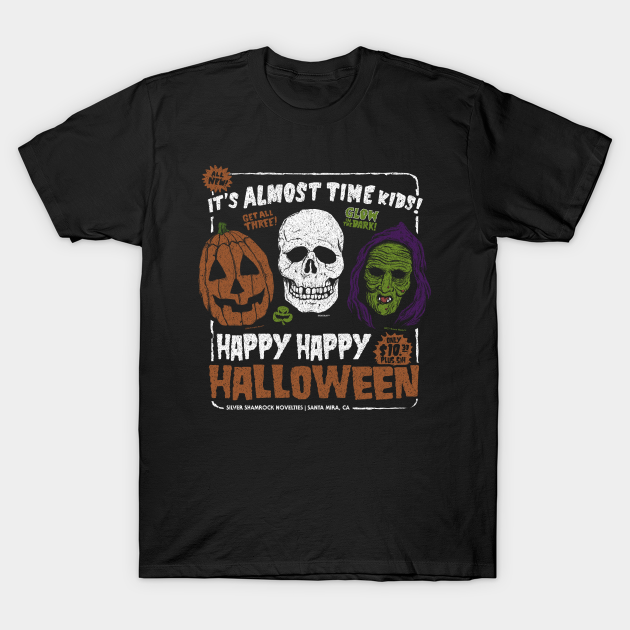 It’s Almost Time Kids Happy Happy Halloween T-shirt