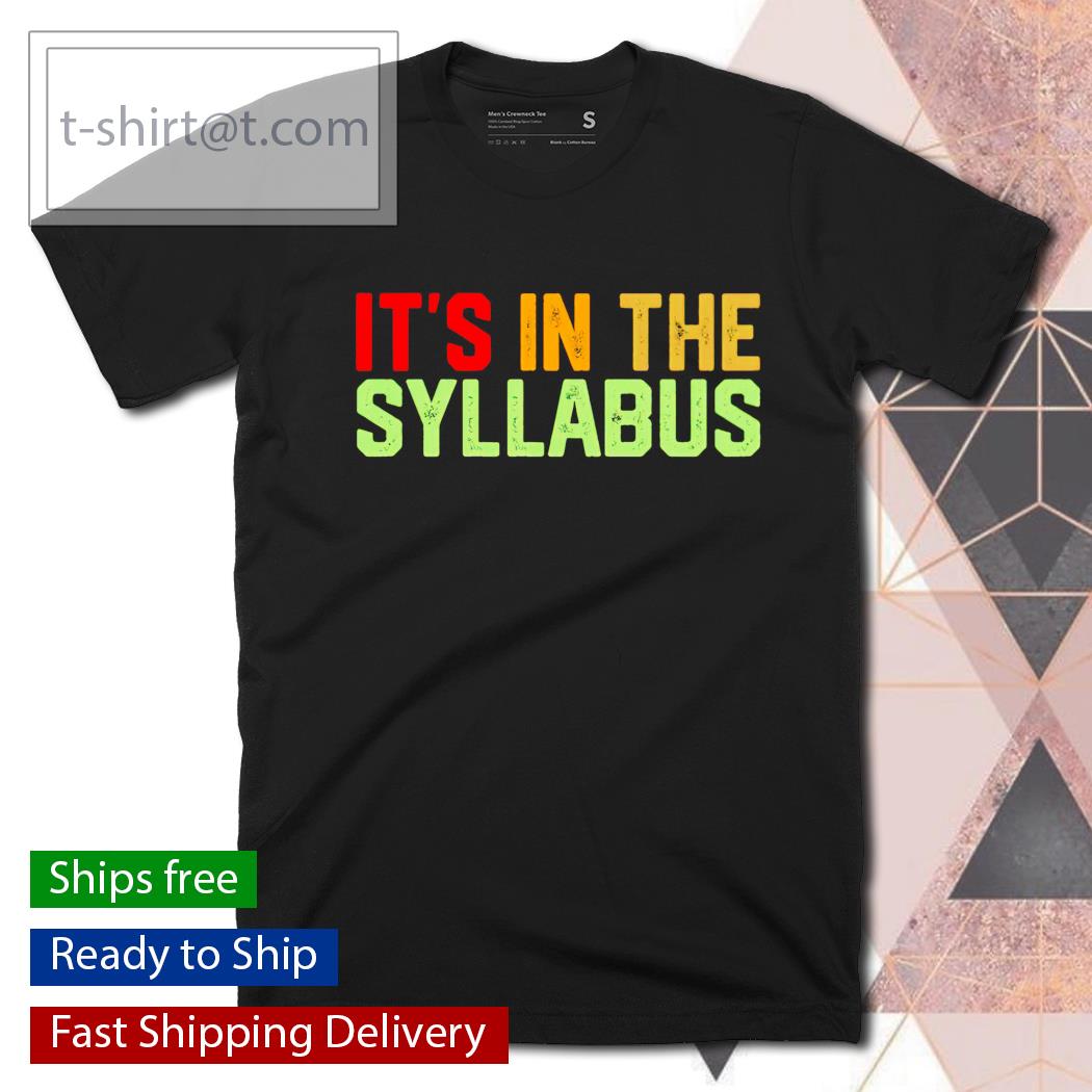 It’s in the syllabus Christina Greer shirt