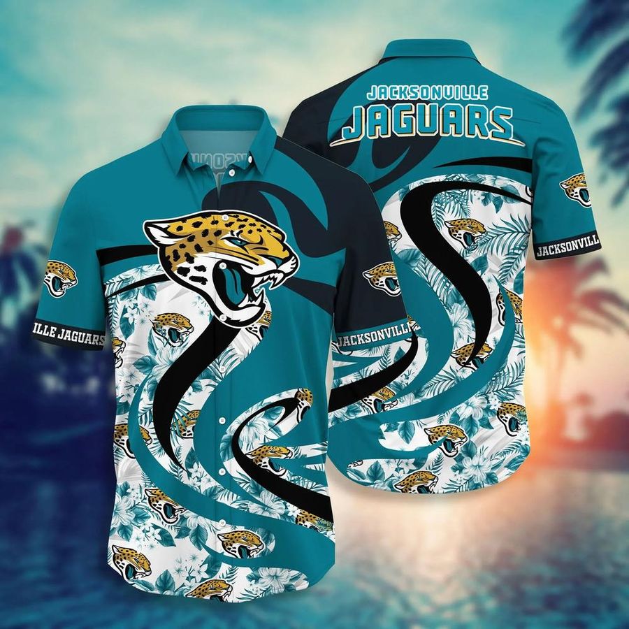 Jacksonville Jaguars NFL Hawaii Shirt And Short Tropical Pattern Graphic This Summer Gift For Fan NFL
