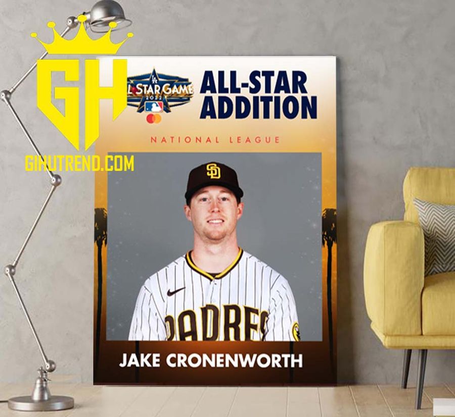 Jake Cronenworth 2022 All-Star Game Poster Canvas