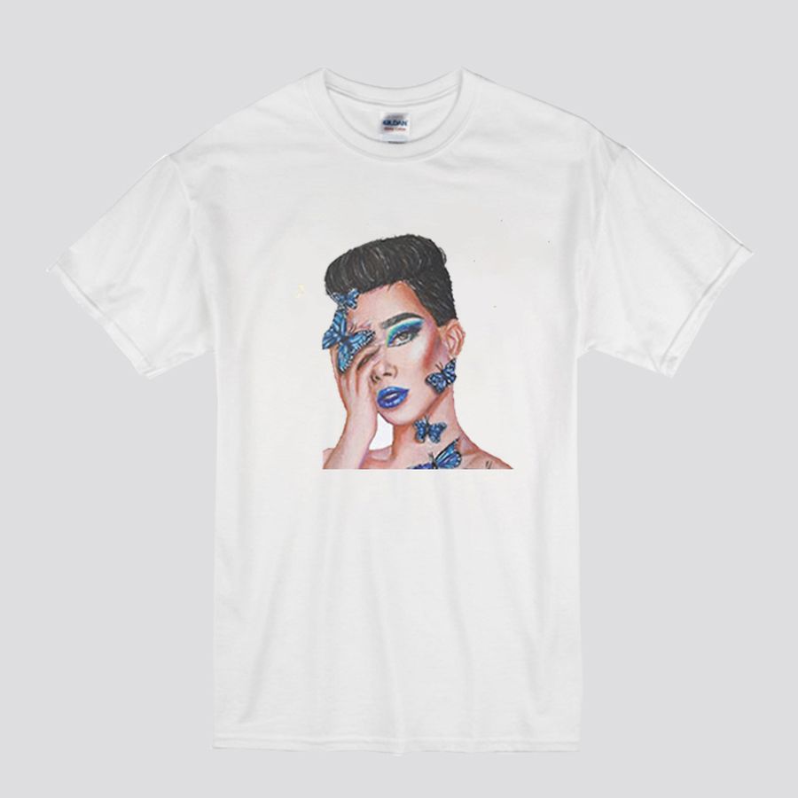 James Charles Butterfly Inspired T Shirt SS