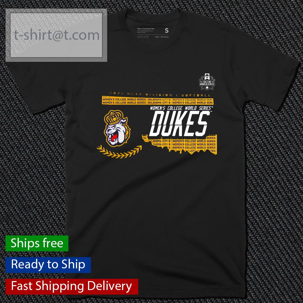 James Madison Dukes 2021 NCAA Division I Softball women’s college world series shirt