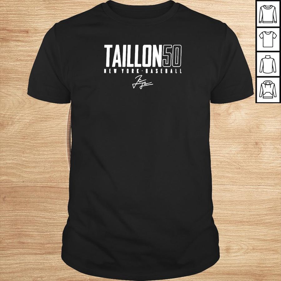 jameson Taillon New York 50 baseball signature shirt