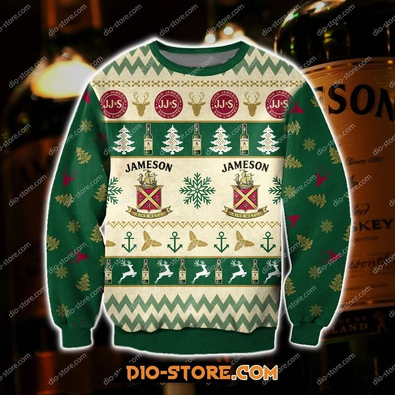 Jameson Whiskey ugly Christmas sweater Ugly Sweater Christmas Sweaters Hoodie