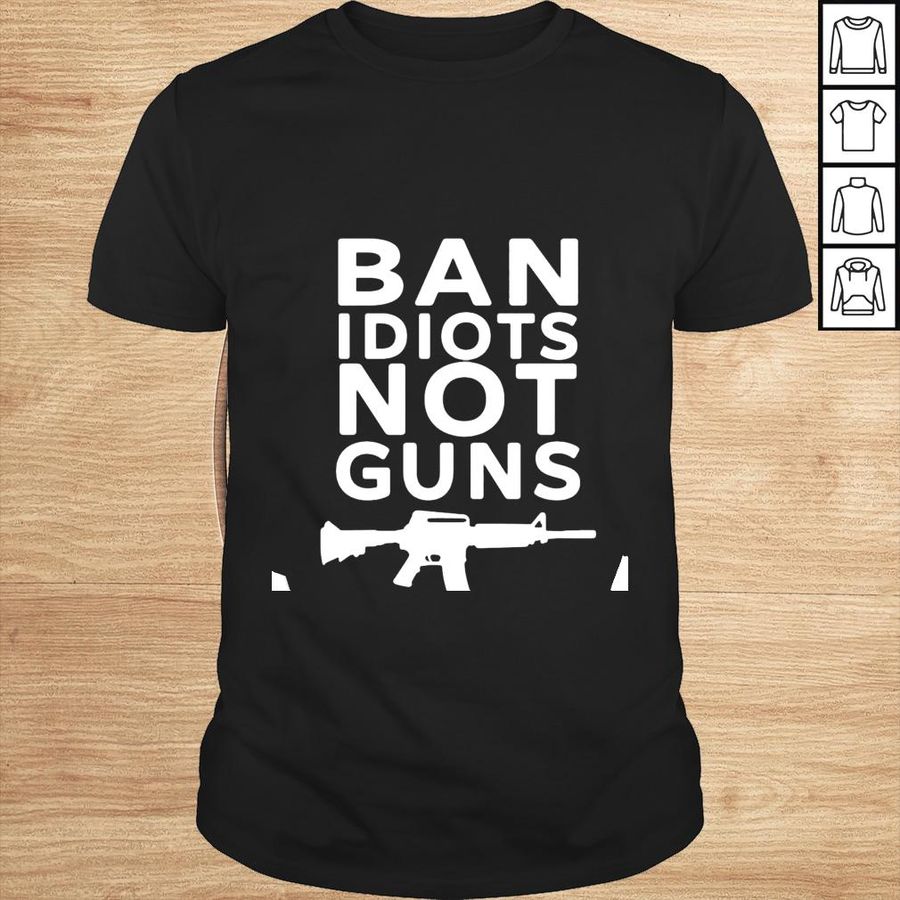 Jarrod Fisher Ban Idiots Not Guns Shirt