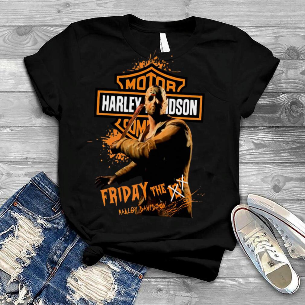 Jason Voorhees Harley Davidson friday the 13th shirt