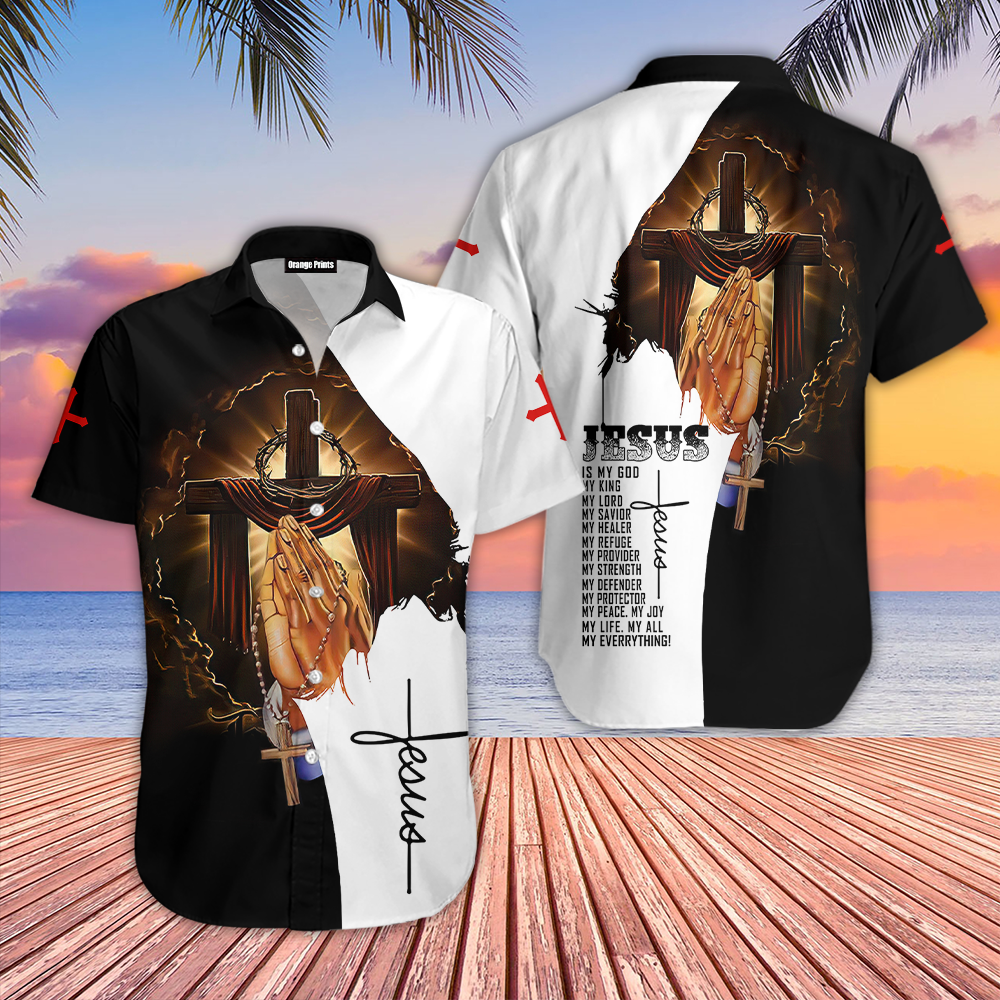 Jesus Is My God Aloha Hawaiian Shirt