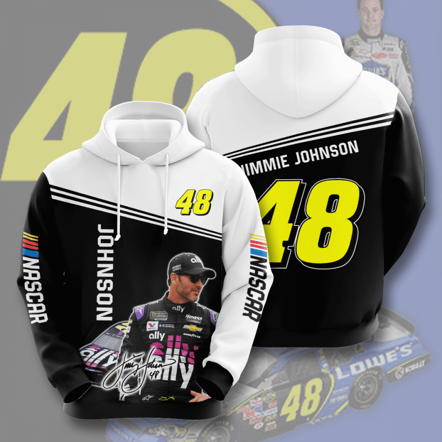 Jimmie Johnson 48 All Over Printed Hoodie