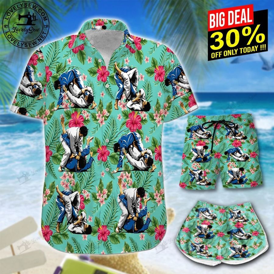 Jiu Jitsu Hawaii Shirt & Shorts TRT21070610-TRO21070610