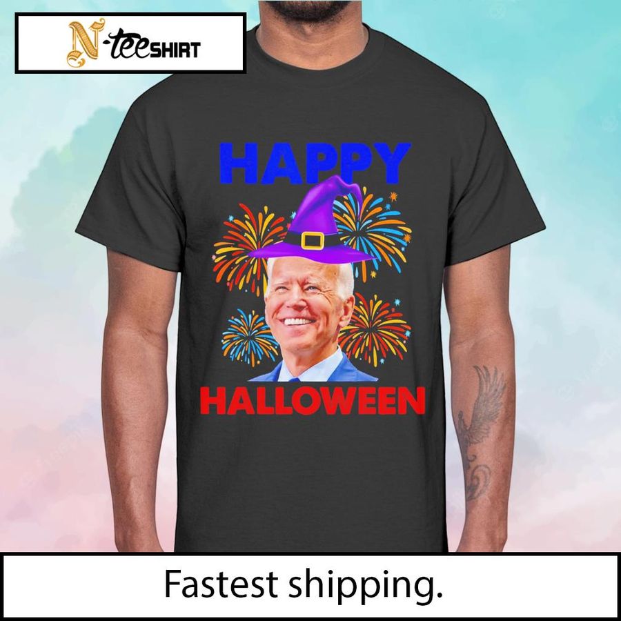 Joe Biden Happy Halloween Firework shirt