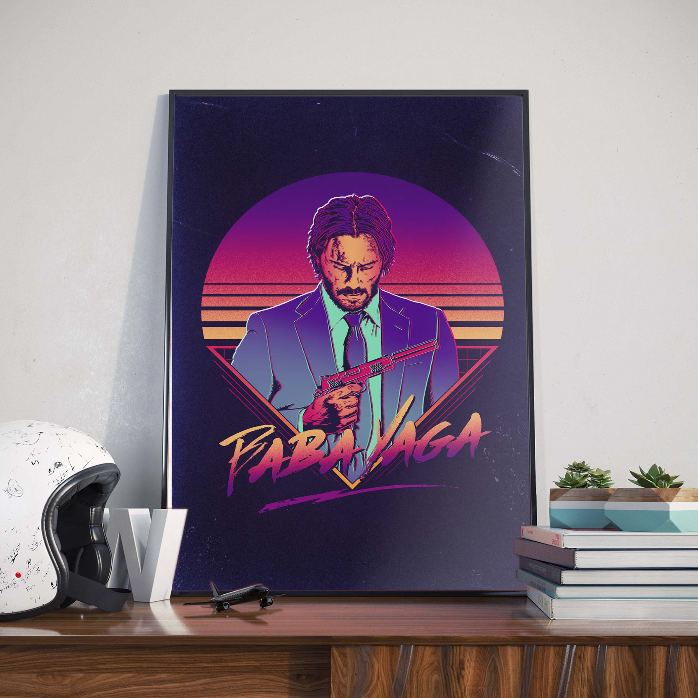 John Wick 4 Baba Yaga Fan Gift Home Decor Canvas Poster