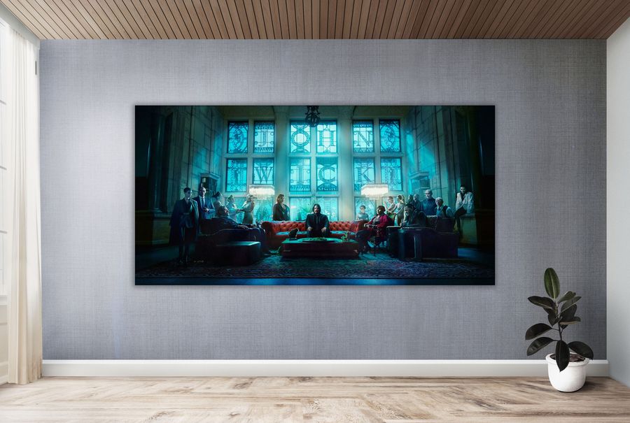 John Wick - Movie art - John Wick Wall Art - Framed Wall Art -  Film canvas print- Large Wall Art - New Home Gift - Contemporary Art
