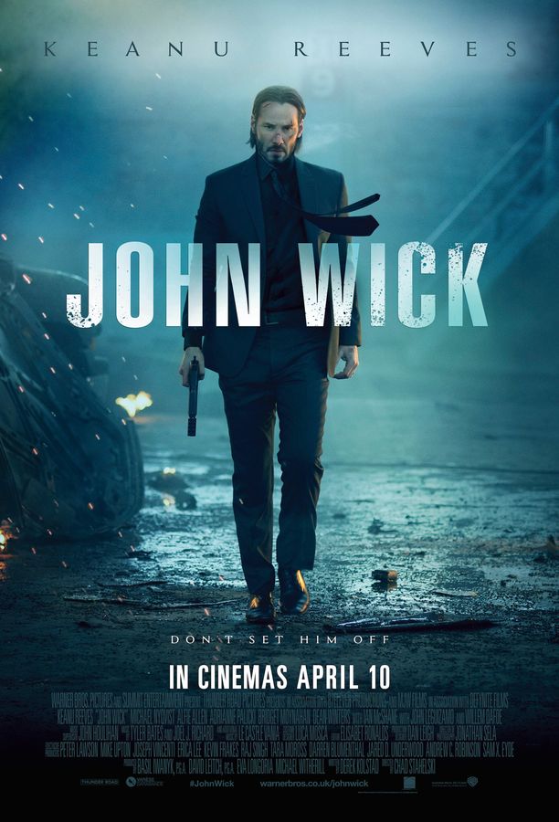 John Wick Movie Poster Digital Download  American Neo Noir Action Film  Keanu Reeves Film Print Digital Download & Print