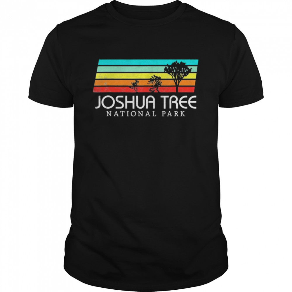 Joshua Tree California Vintage Retro Camping National Park T-Shirt